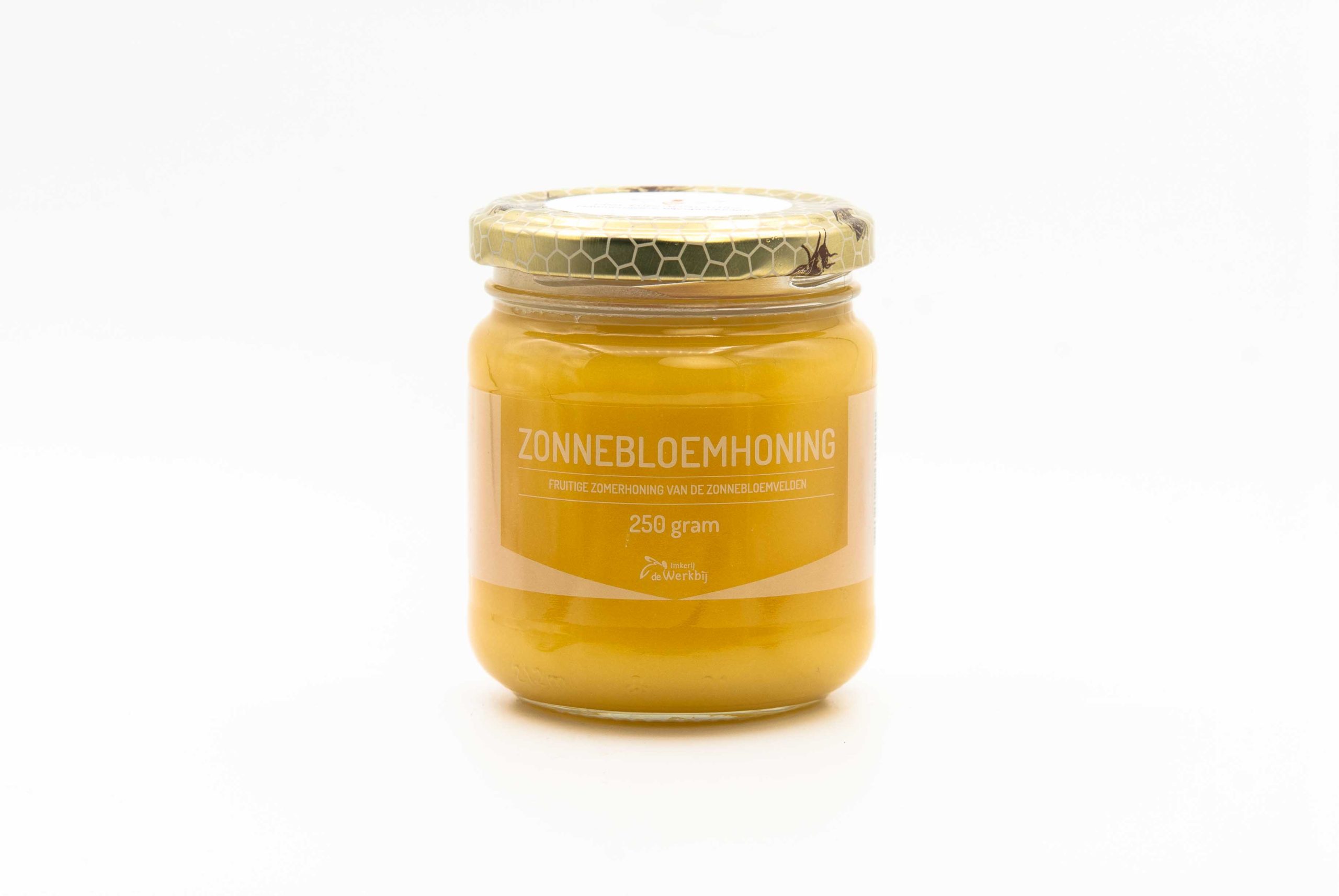 Zonnebloemhoning 250 gram