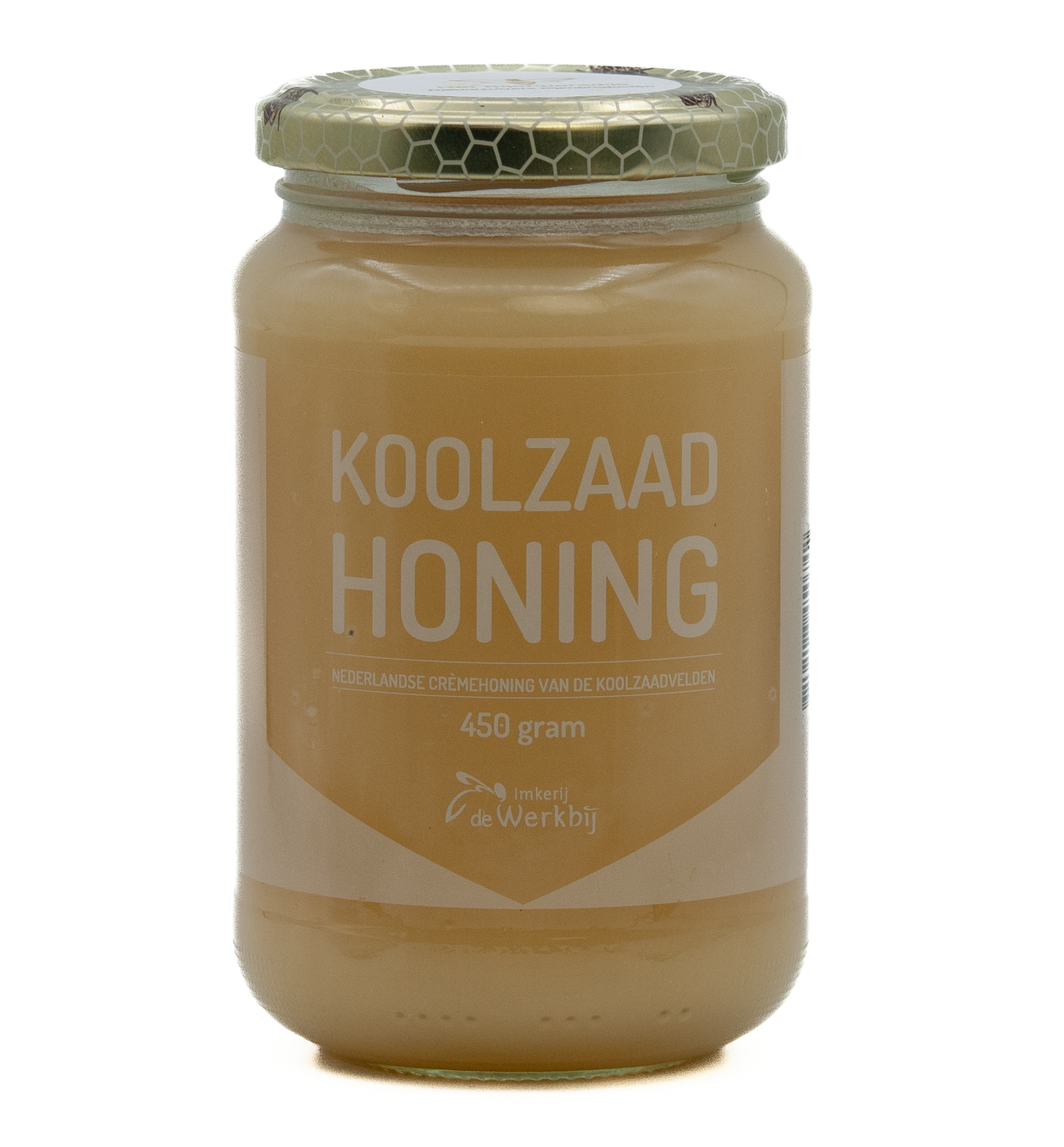 Natuurlijke koolzaadhoning uit Nederland pot 450 gram