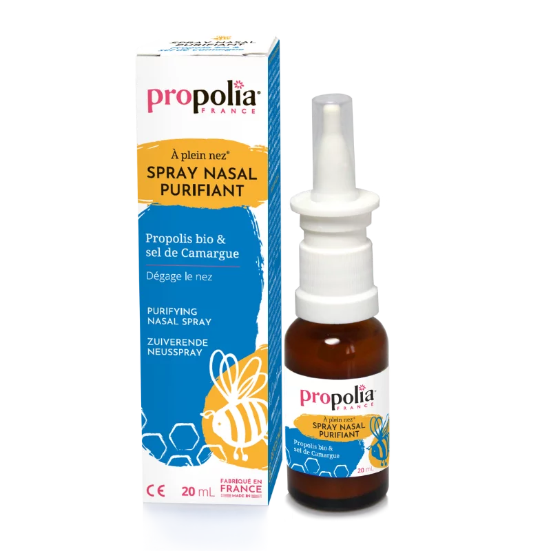 Verstopte neus Zuiverende neusspray propolia