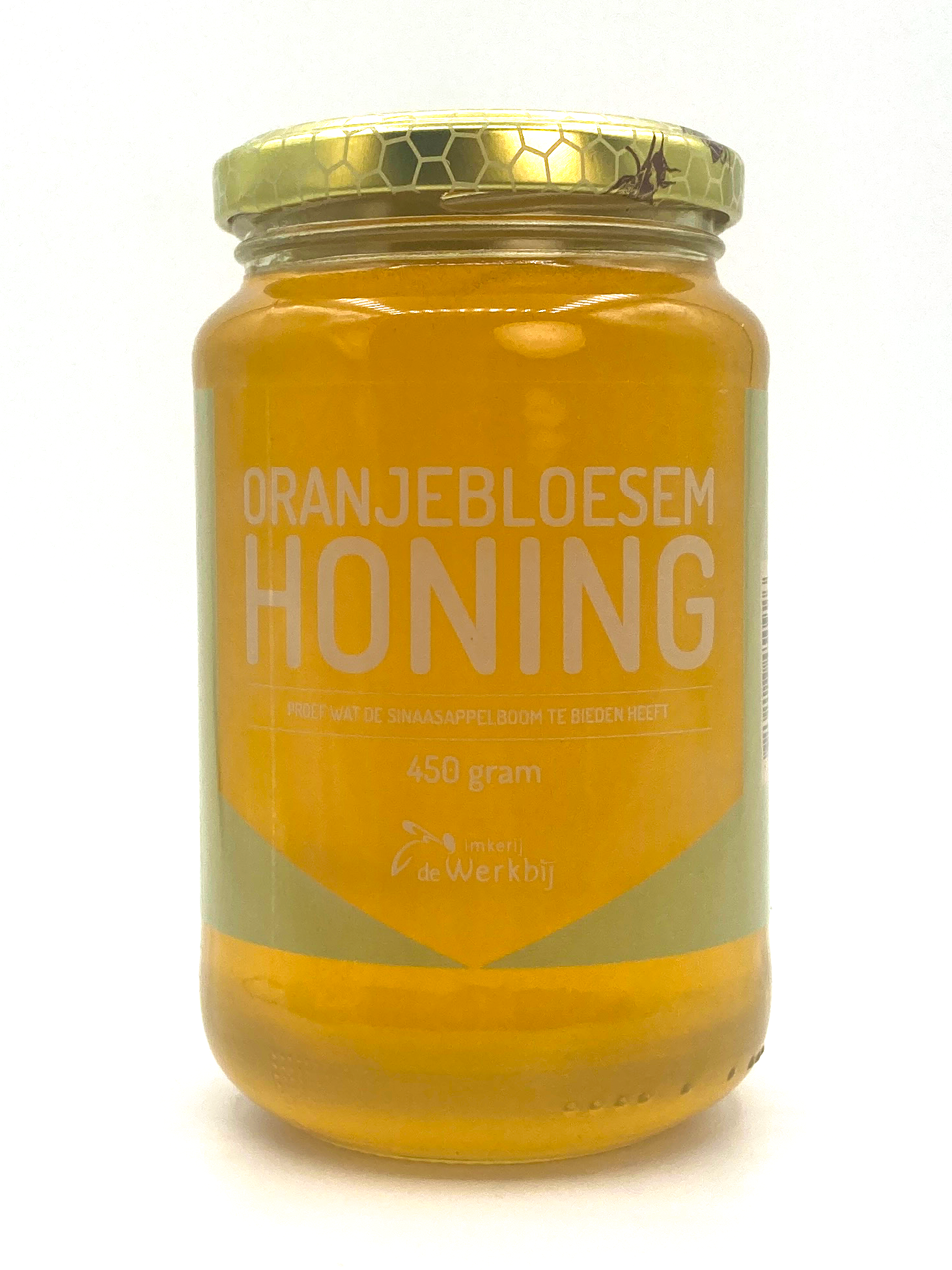 puur natuurlijke oranjebloesemhoning puur natuurlijke oranjebloesemhoning pot 450 gram