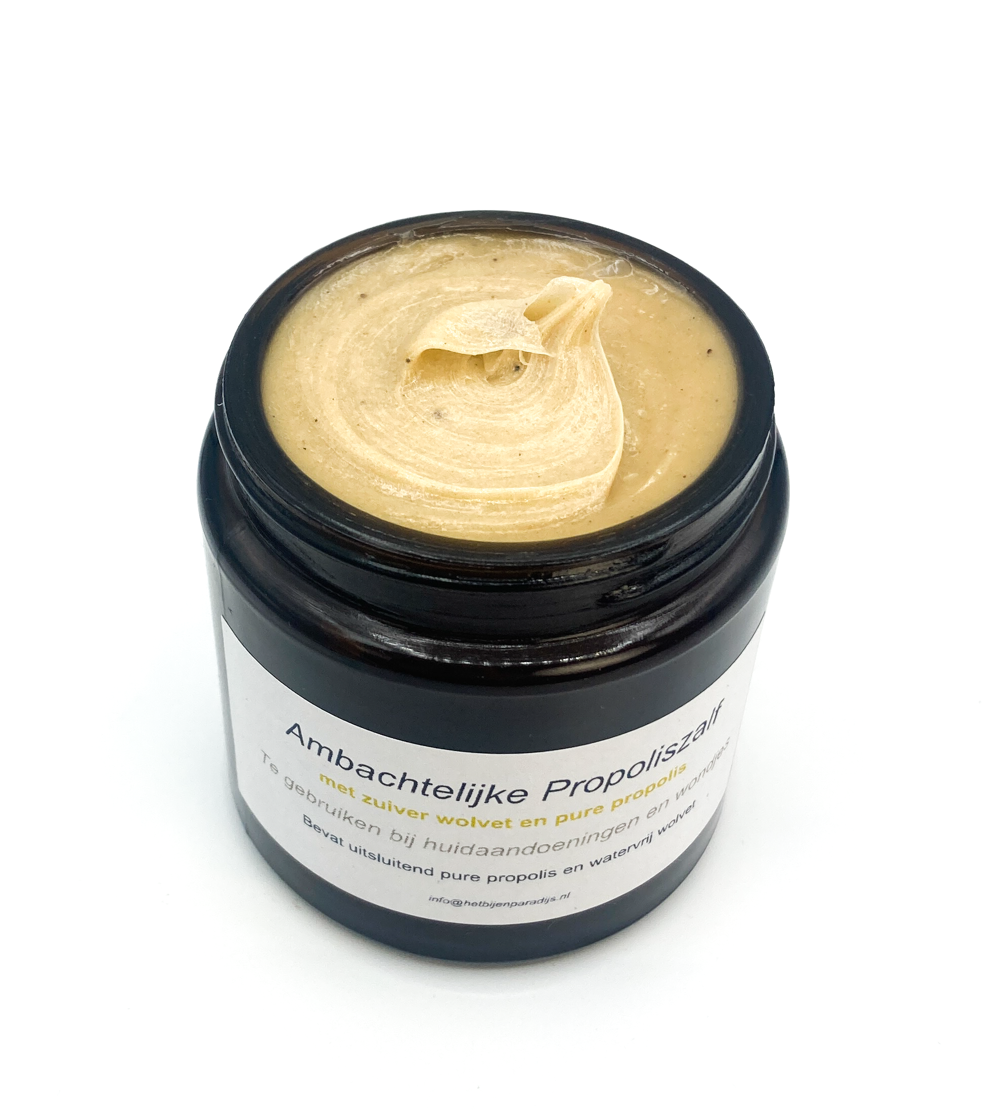 Natuurlijk verzorgingsproduct met propolis en wolvet 2