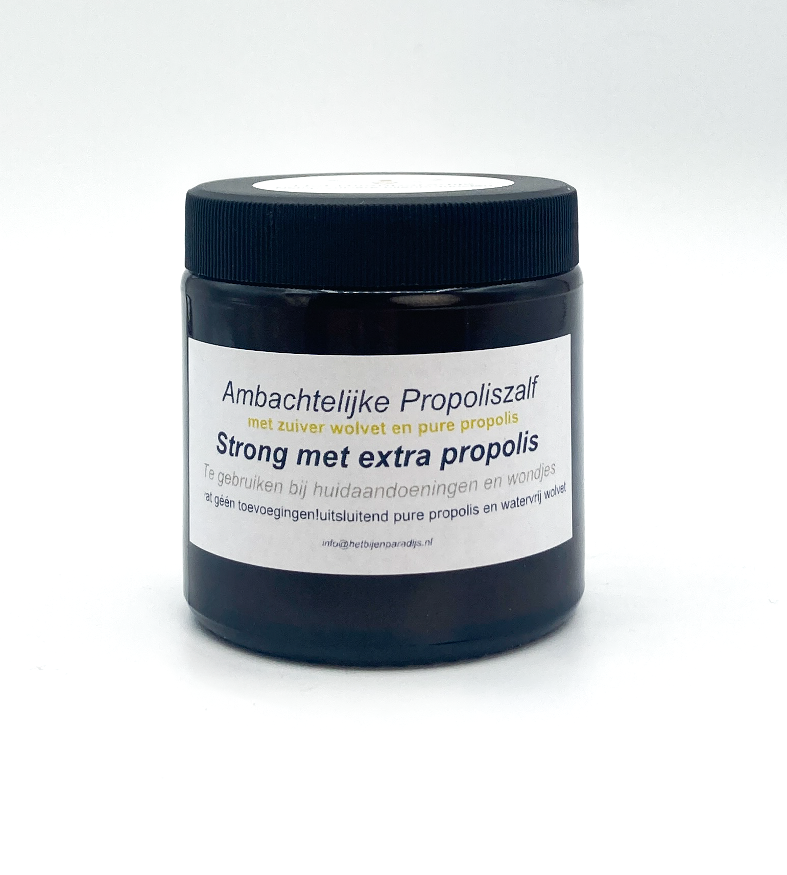 Natuurlijk verzorgingsproduct met propolis en wolvet 3