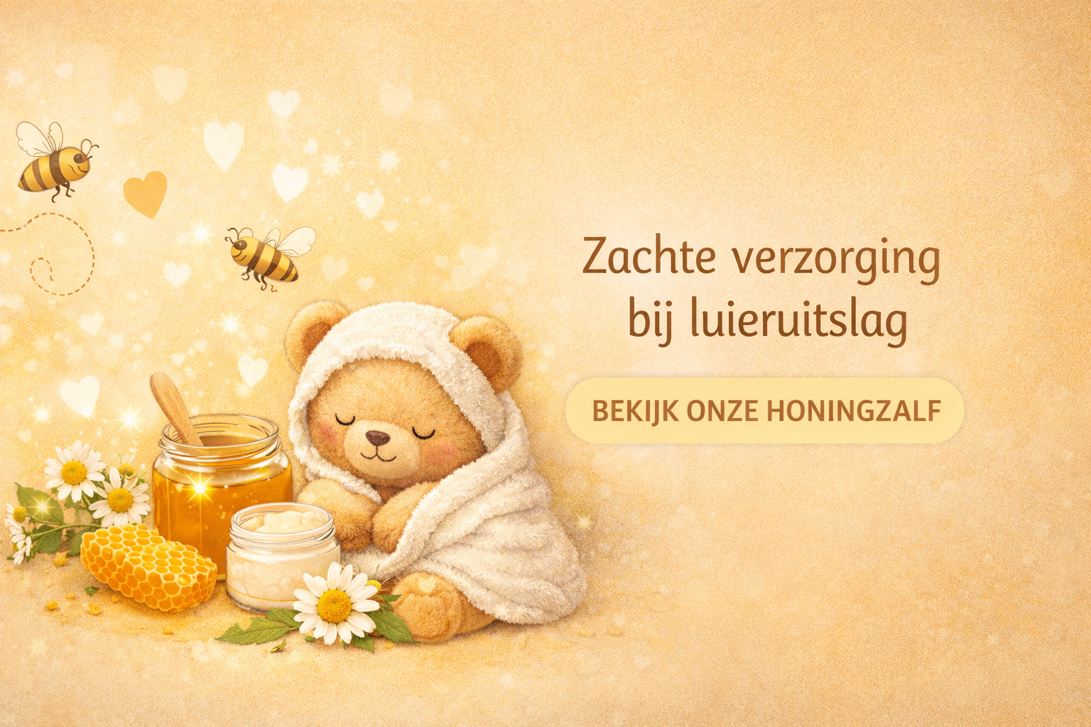 Honingzalf bij luieruitslag